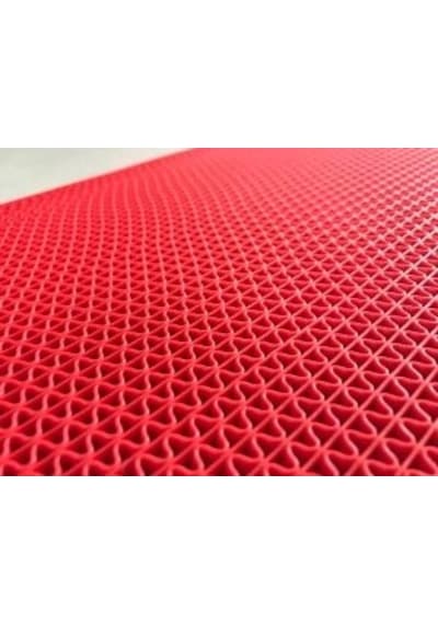 Z-mat Dokulu Kırmızı Paspas 5 Mm 120 Cm Kırmızı