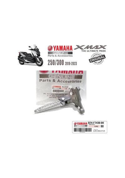 Yamaha Xmax 250/300 2018-2024 Sol Arka Yolcu Basamak Komple