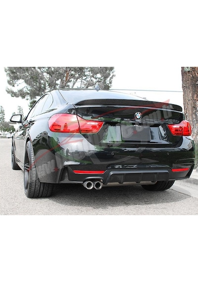 Bmw 4 Serisi Difüzörü Bmw F32 Dıfuzoru M Performance Mat Siyah