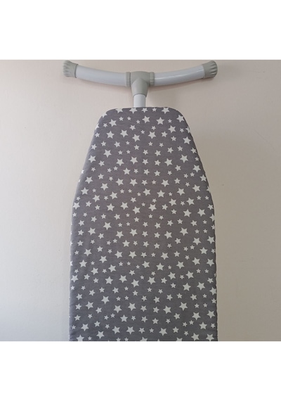 Keçeli Ütü Masası Kılıfı 55x140 CM Ahter Gri XXL