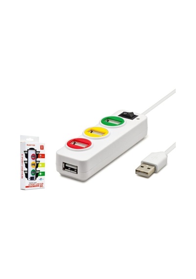 Hadron Hd140/200 Usb 2.0 Hub 4 Port Ledli