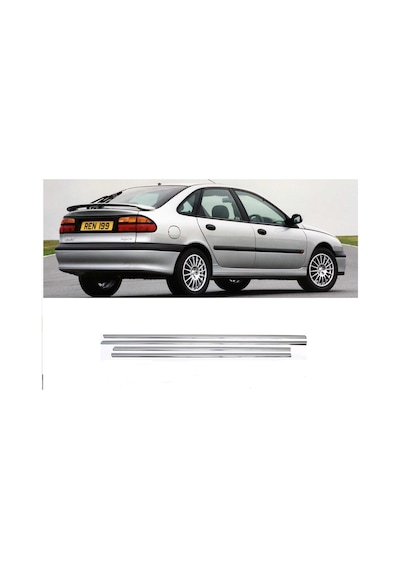 Renault Laguna 1 Krom Cam Çıtası Seti 4 Kapı 1998 - 2002 Renault Laguna 1 Krom Cam Çıtası Seti 4 Kapı 1998 - 2002