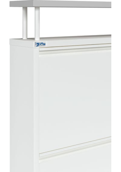 Ceha Tablalı 4'lü Metal Ayakkabılık - Beyaz K.AYK-2.4 /G/P 9010 Ceha Tablalı 4'lü Metal Ayakkabılık - Beyaz K.AYK-2.4 /G/P 9010