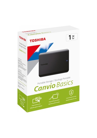 Teknoteg - Ox - 1tb Canvıo Basıcs 2.5" Usb3.2 G1 Toshıba Hdtb510ek3aa