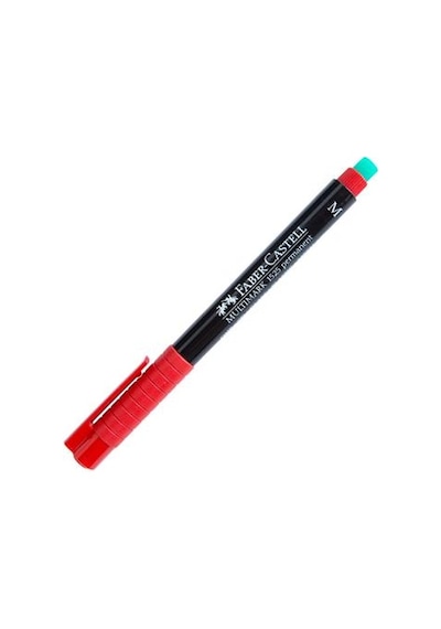 Faber Permanent Asetat Kalemı M Kırmızı