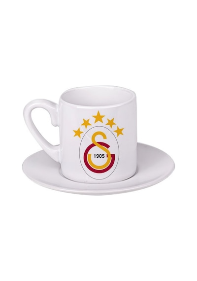 Galatasaray Türk Kahvesi Fincanı Beyaz