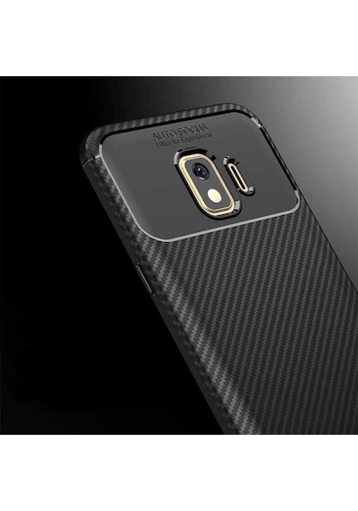 Samsung Uyumlu Galaxy J2 Core Kılıf Karbon Silikon Case