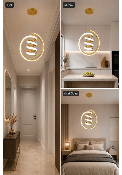 Venor Led Sarkıt Avize Beyaz Işık Eskitme