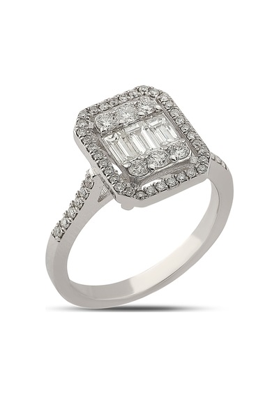 0,87 Ct Baget Pırlanta