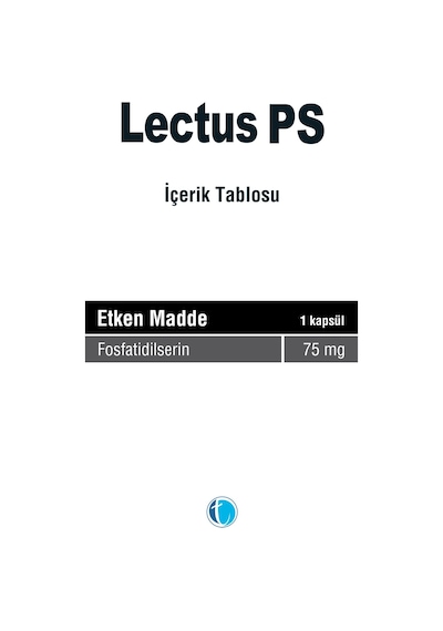 Lectus Ps Fosfatidilserin 60 Kapsül
