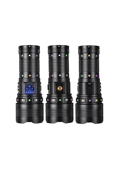 Bd-2 30w Tg Led Alüminyum Alaşımlı Zoomlu Type-c Şarjlı El Feneri
