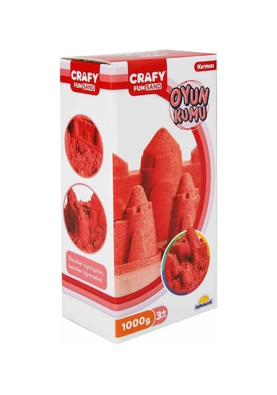 Fun Dough Kinetik Kum 1000 G Kırmızı