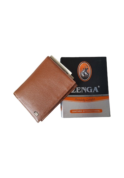Zenga Deri Cüzdan, Oto Ruhsat Kılıfı 708-4 Taba Renk