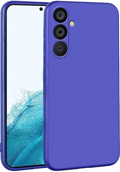Zore Galaxy Uyumlu A54 Kılıf Premier Silikon Kapak - Saks Mavi Saks Mavi
