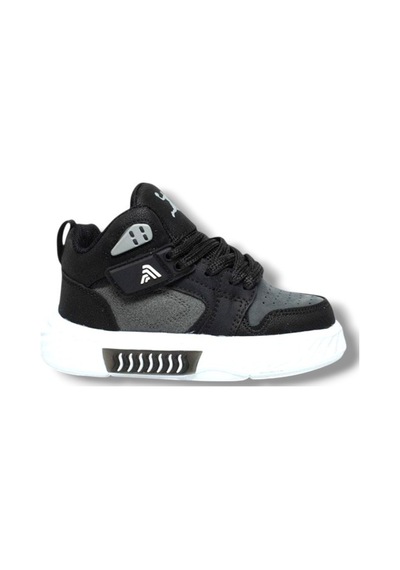 Alessio 537-26 Cilt Anatomik Filet Çocuk Sneaker Siyah Füme 31-35 Siyah