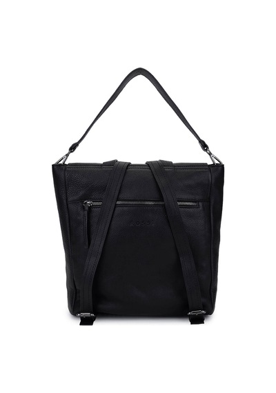 Bruno Shoes Bruno Rossi Bag Erkek Hakiki Deri Siyah Sırt Çantası 1048 332 Erk Canta Sk24-25 Nero Siyah
