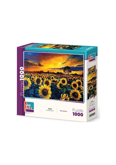 Güneş Hasatı Ve Botanik Bahçesi İkili Set - 1000 + 500 Parça İkili Puzzle Seti