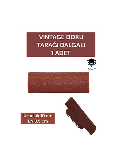 Vintage Doku Tarağı Dalgalı 1 Adet