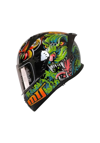 Mts Pro Helmets M-801 Snake Full Face Motosiklet Kaskı Dark Grey