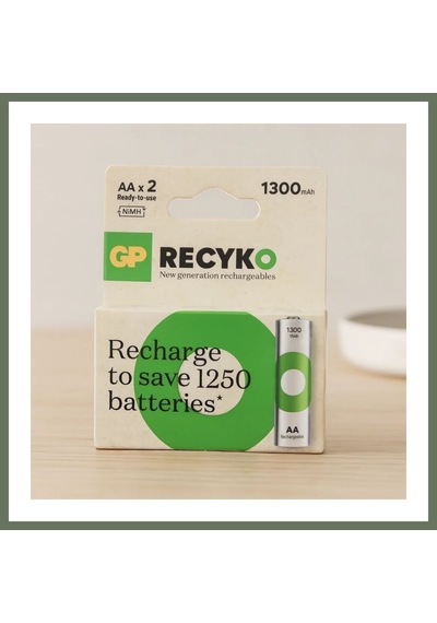 Bezos Aa 1300mah Şarjlı Kalem Pil 2'li Bezos1