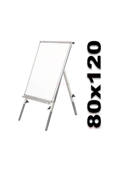 80X120 Akyazı Teleskopik Ayaklı Laminat Beyaz Yazı Tahtası