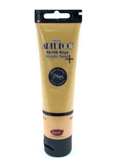 Plus Akrilik Boya 100ml Tüp 475 Napoli Sarısı