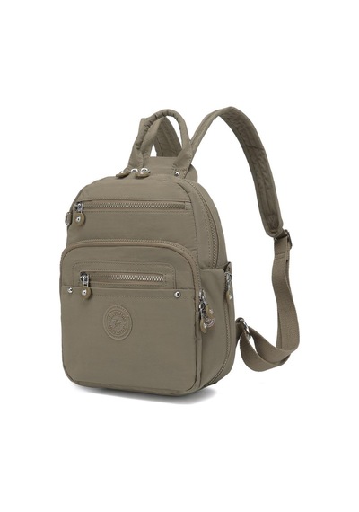 Smart Bags Küçük Boy Krinkıl Kumaş Kadın Sırt Çantası 3386 Açık