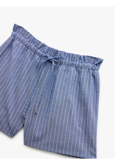 Koton Viskon Karışımlı Beli Bağcıklı Mini Boxer Şort Mavi Çizgili 5sak40047pw Mavi Çizgili Mavi Koton Viskon Karışımlı Beli Bağcıklı Mini Boxer Şort Mavi Çizgili 5sak40047pw Mavi Çizgili Mavi