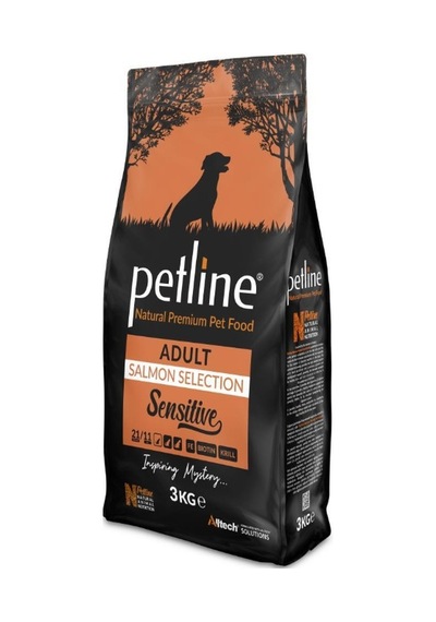 Petline Sensitive Adult Somonlu Hassas Yetişkin Köpek Maması 3 KG