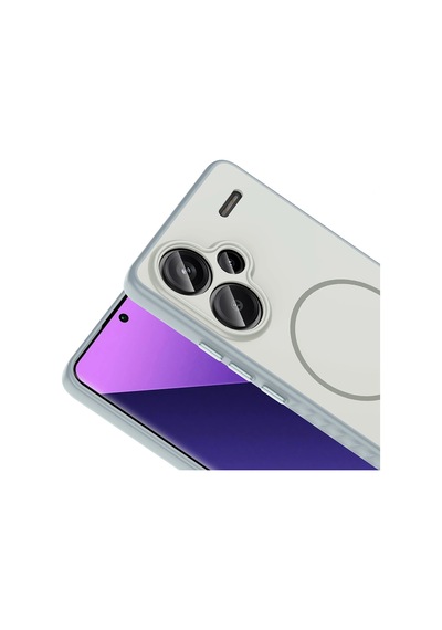Xiaomi Redmi Note 13 Pro Plus 5g Kılıf M-safe Şarj Özellikli Zore Tea Kapak