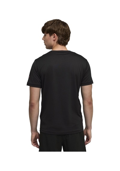Puma Run Club Graphic Erkek Siyah Koşu T-shirt 52844701