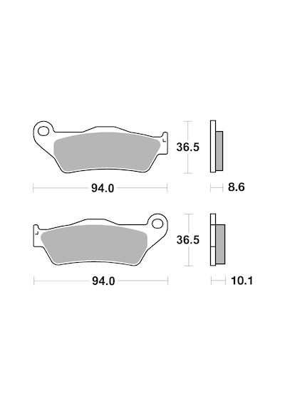 Brembo Fren Balatası Sinterli 07bb28sp Arka Bmw R850 1150 1200gs K1200 K1300 292 - 363