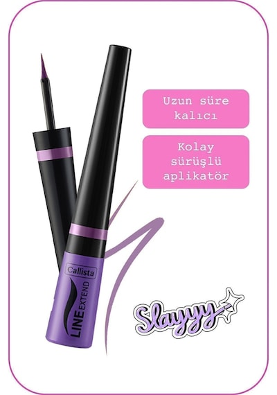 Callista Line Extend Dipliner Uzun Süre Kalıcı - 07 Enchanted Violet - Lila