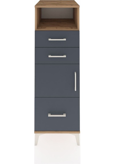 Kronos Dolap 2 Raflı 3 Çekmeceli Tek Kapaklı 44x59x134 Çam-antrasit Atlas Çam Kronos Dolap 2 Raflı 3 Çekmeceli Tek Kapaklı 44x59x134 Çam-antrasit Atlas Çam