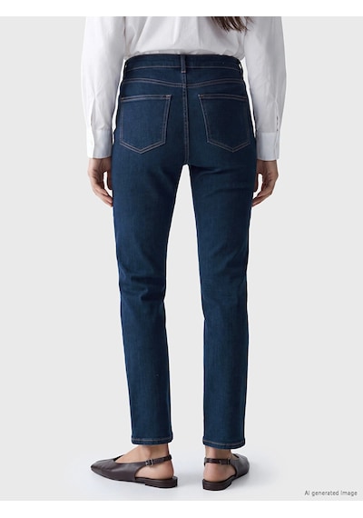 LC Waikiki Lcwaıkıkı Classic İndigo Flare Kadın Jean Pantolon Dark Rodeo