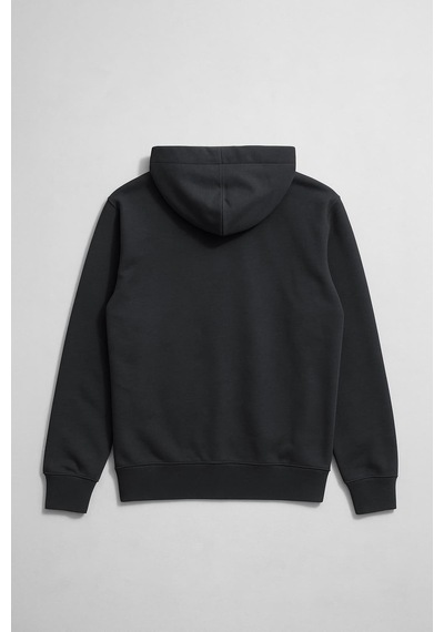 Markapia Erkek Fermuarlı Kapüşonlu Cepli Sweatshirt Füme