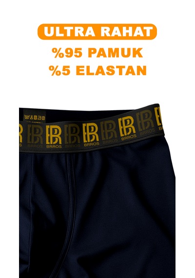 Maksfd Erkek 3 Lü Pamuklu Boxer Set Rahat Ve Esnek İç Giyim Erkek Boxer - Brros Modeli Lacivert Maksfd Erkek 3 Lü Pamuklu Boxer Set Rahat Ve Esnek İç Giyim Erkek Boxer - Brros Modeli Lacivert