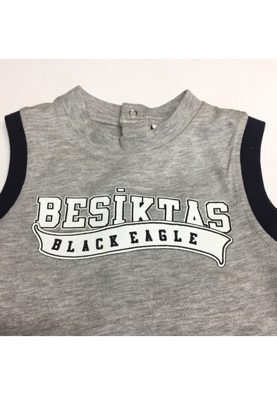 Bjk Atlet Beşiktaş Forma Çocuk Kolsuz Tshirt 456 Siyah