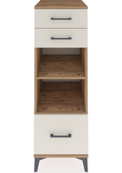Kronos Dolap 2 Raflı 3 Çekmeceli 44x59x134 Çam-aytaşı Atlas Çam
