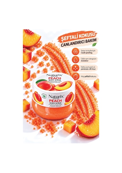 Naturix Şeftalili Peeling 340gr Peach Body Scrub