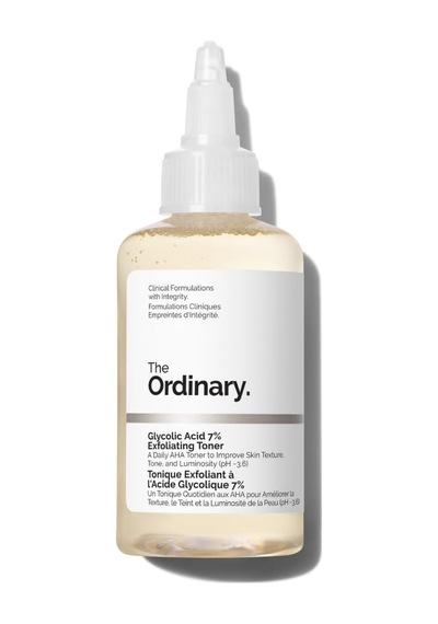 Glikolik Asit% 7 Eksfoliye Edici Toner, Daha Eşit Görünen Cilt Tonu İçin Parlaklaştırma Ve Pürüzsüzleştirici Günlük Toner, 3.4 Fl Oz
