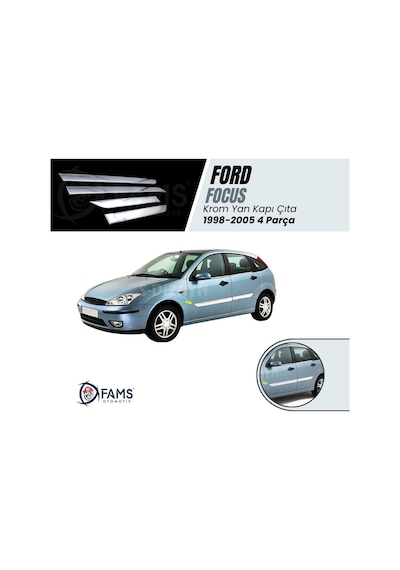 Ford Focus 1 Krom Yan Kapı Çıta 4 Kapı 1998-2005 P.çelik