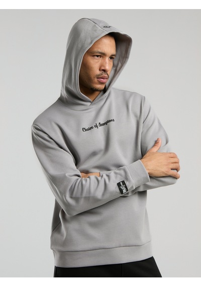 Everlast Champions Collection Gri Erkek Kapüşonlu Sweatshirt Gri