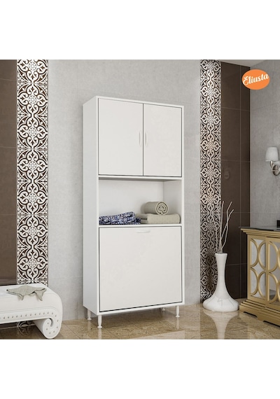 Çok Amaçlı Dolap Kirli Çamaşır Dolabı Kirli Çamaşır Sepetli Banyo Dolabı Mutfak Dolabı Beyaz Çok Amaçlı Dolap Kirli Çamaşır Dolabı Kirli Çamaşır Sepetli Banyo Dolabı Mutfak Dolabı Beyaz