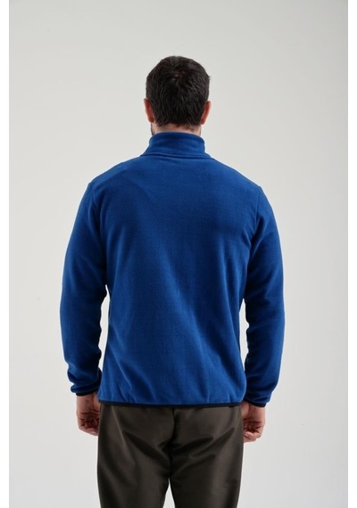 Exuma 2312003 Erkek Royal Blue Tam Fermuarlı Polar 001