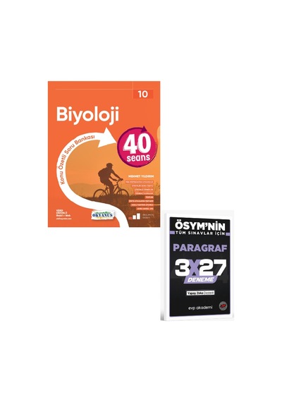 Okyanus 2027 10. Sınıf Biyoloji 40 Seans Konu Özetli Soru Bankası+ Evp Akademi Paragraf