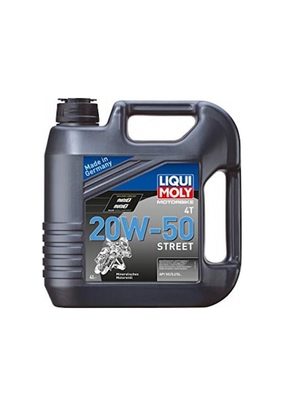 Liqui Moly 20W-50 Basic Street 4T Mineral Cadde Motosiklet Yağı 4 L