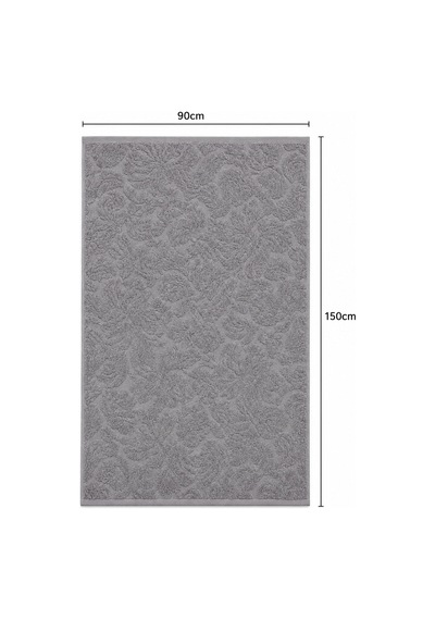Büyük Banyo Havlusu 90x150 Cm Ivy Collection 650 Gr Gri
