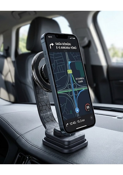 Manyetik Araç Telefon Standı Katlanabilir Telefon Tutucu Standart