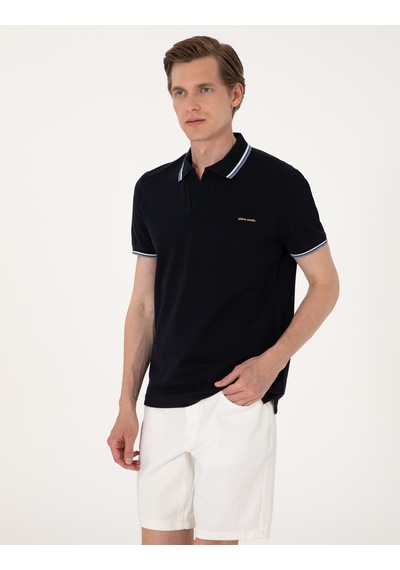 Pierre Cardin Erkek Lacivert Tişört 50302625-vr033 Lacivert